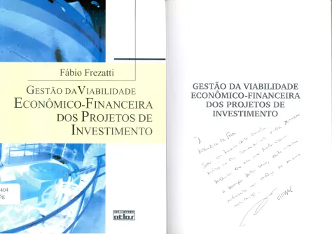 Gestão da viabilidade econômico-financeira dos projetos de investimento
