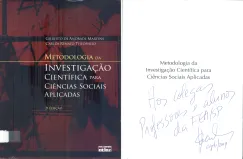 Metodologia da investigação científica para ciências sociais aplicadas