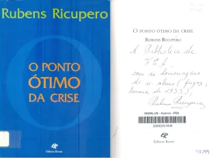 O ponto ótimo da crise