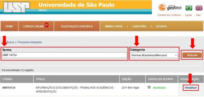 Como pesquisar no GedWeb